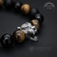 Premium Design Silver Tiger Bracelet For Men