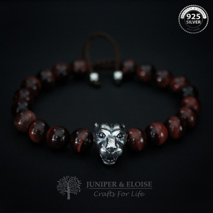 925 Silver Panther Bracelet
