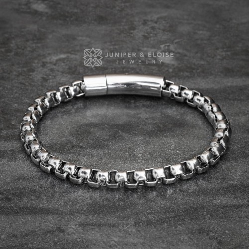 Steel Box Chain Bracelet