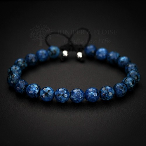 Blue - Black Jade Bracelet