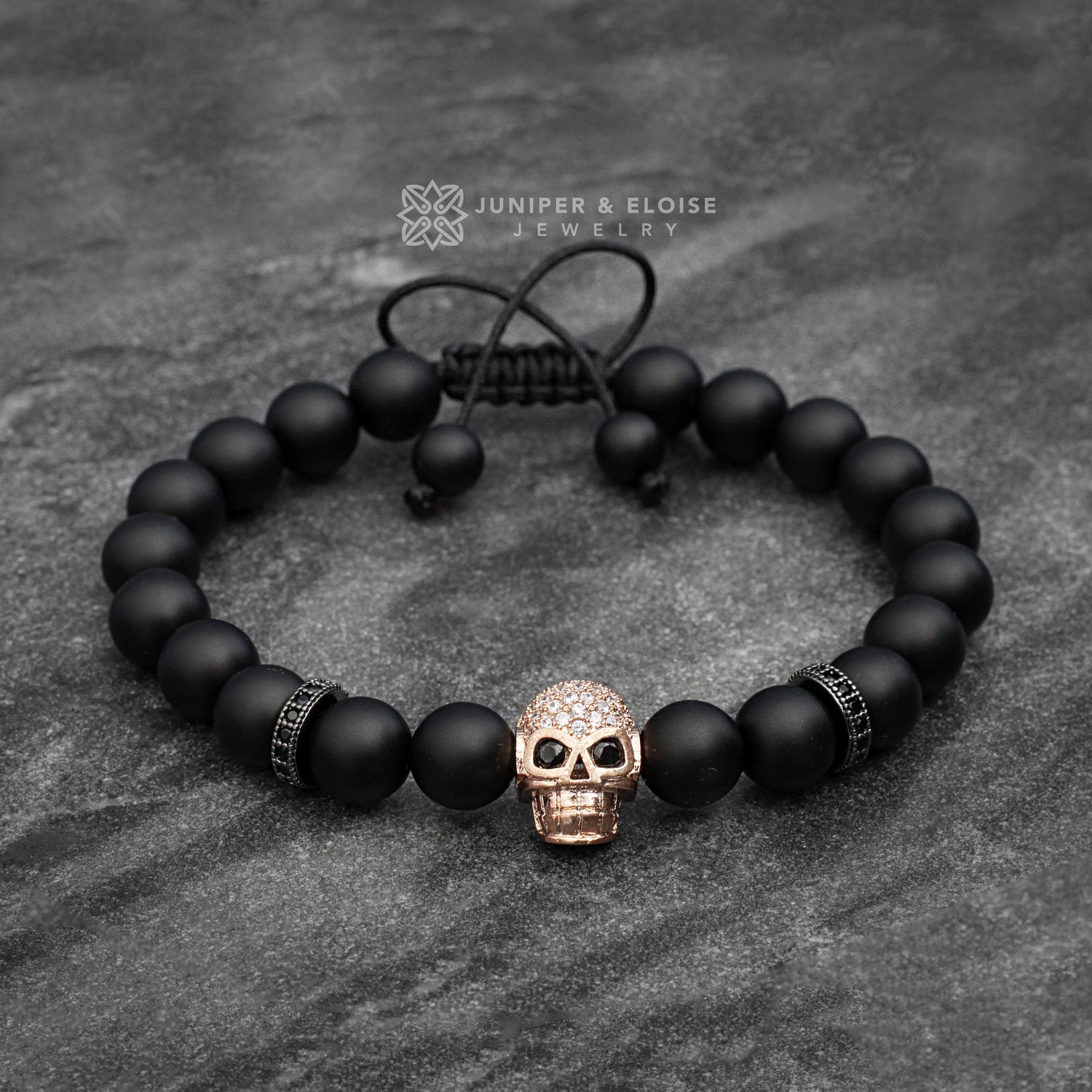 Taur Black Beaded Bracelet – Salty Accessories-sonthuy.vn