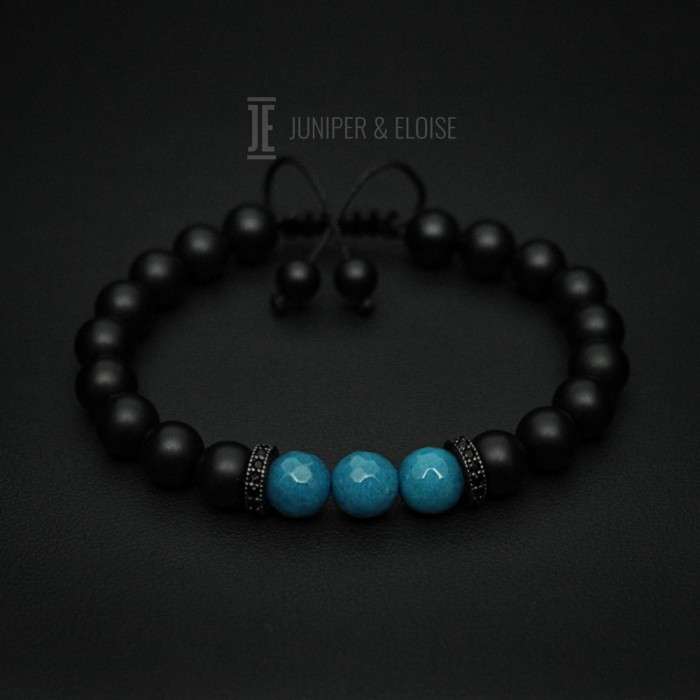 Azure Blue Lantern Bracelet
