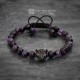 Purple Jade Jaguar Bracelet 