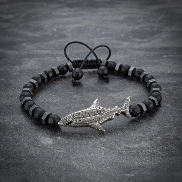 925 Silver Shark Chaser Bracelet