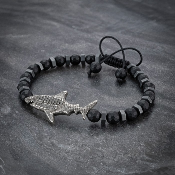 925 Silver Shark Chaser Bracelet