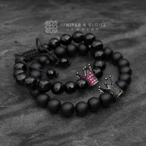 Couple Bracelets With Crown