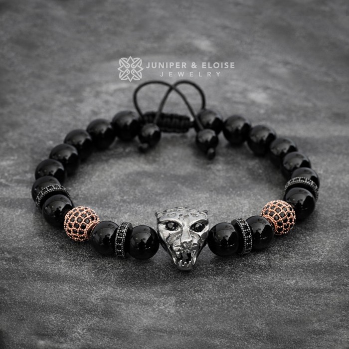Black Panther Bracelet Set For Couples