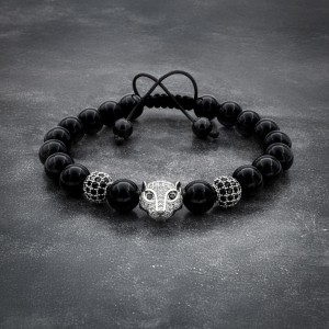 Silver Tiger Bracelet