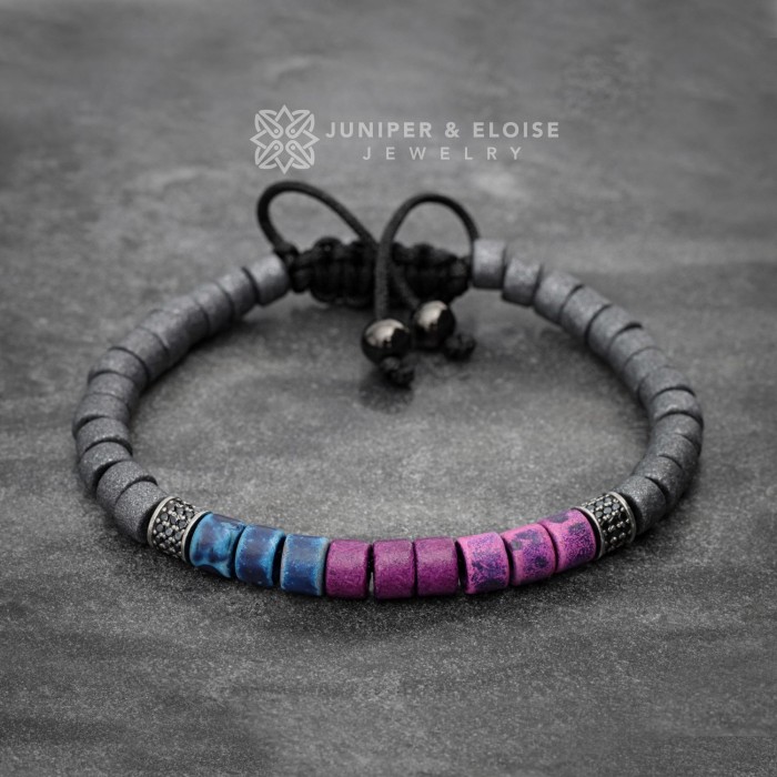 blue and purple clay bead braceletsTikTok Search