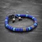 Azure Blue-Turquoise Beaded Bracelet