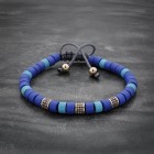 Azure Blue-Turquoise Beaded Bracelet