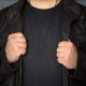 Black CZ Diamond Pave Tag Necklace For Men