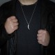 Men's Silver Horn Necklace