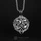 Steel Viking Amulet Pendant Necklace For Men