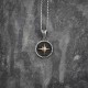 Mens North Star Pendant Necklace