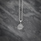 Men's 925 silver Eye Seal Pendant Necklace