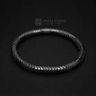 Gray Hematite Snake Beaded Bracelet For Men
